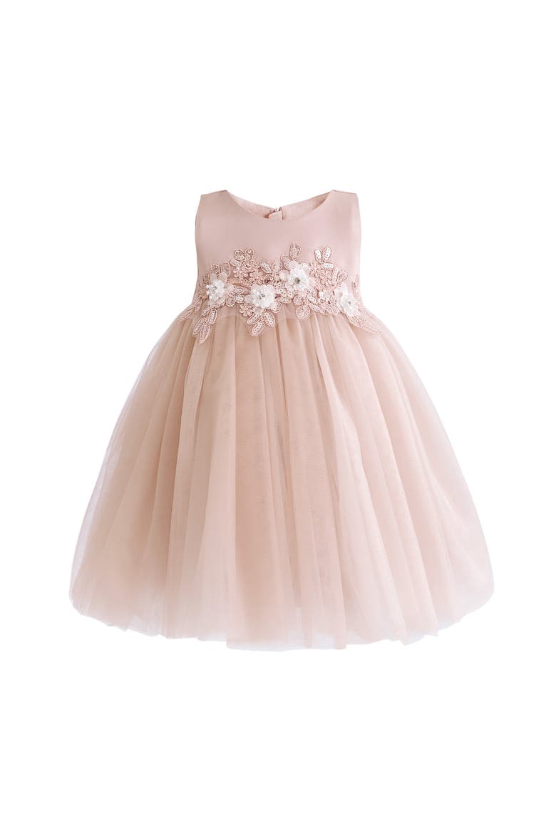 Ribbon Bloom Gown, Main, color, Rose