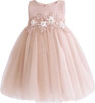 Tulleen Ribbon Bloom Gown