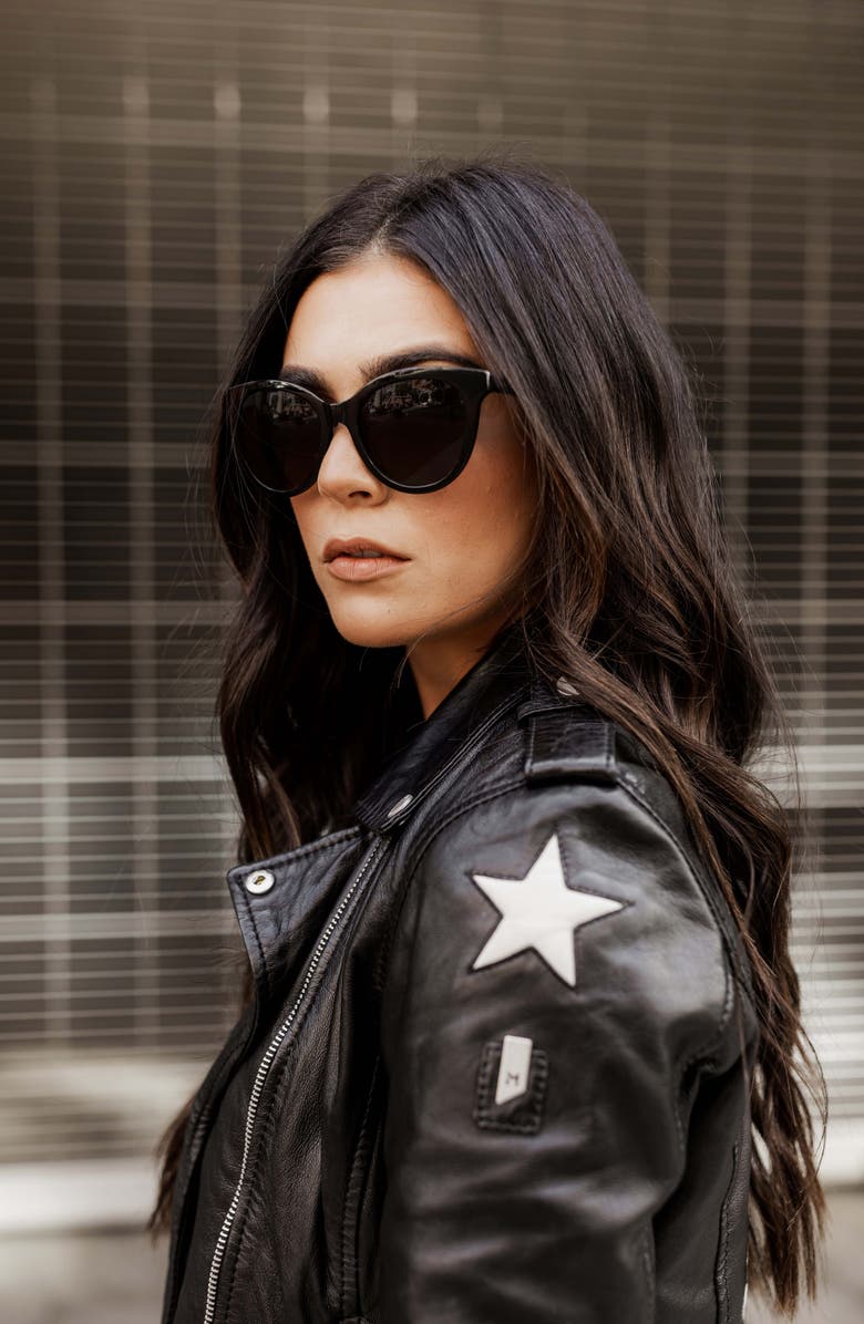 Vincero Demi 53mm Polarized Round Sunglasses, Alternate, color,