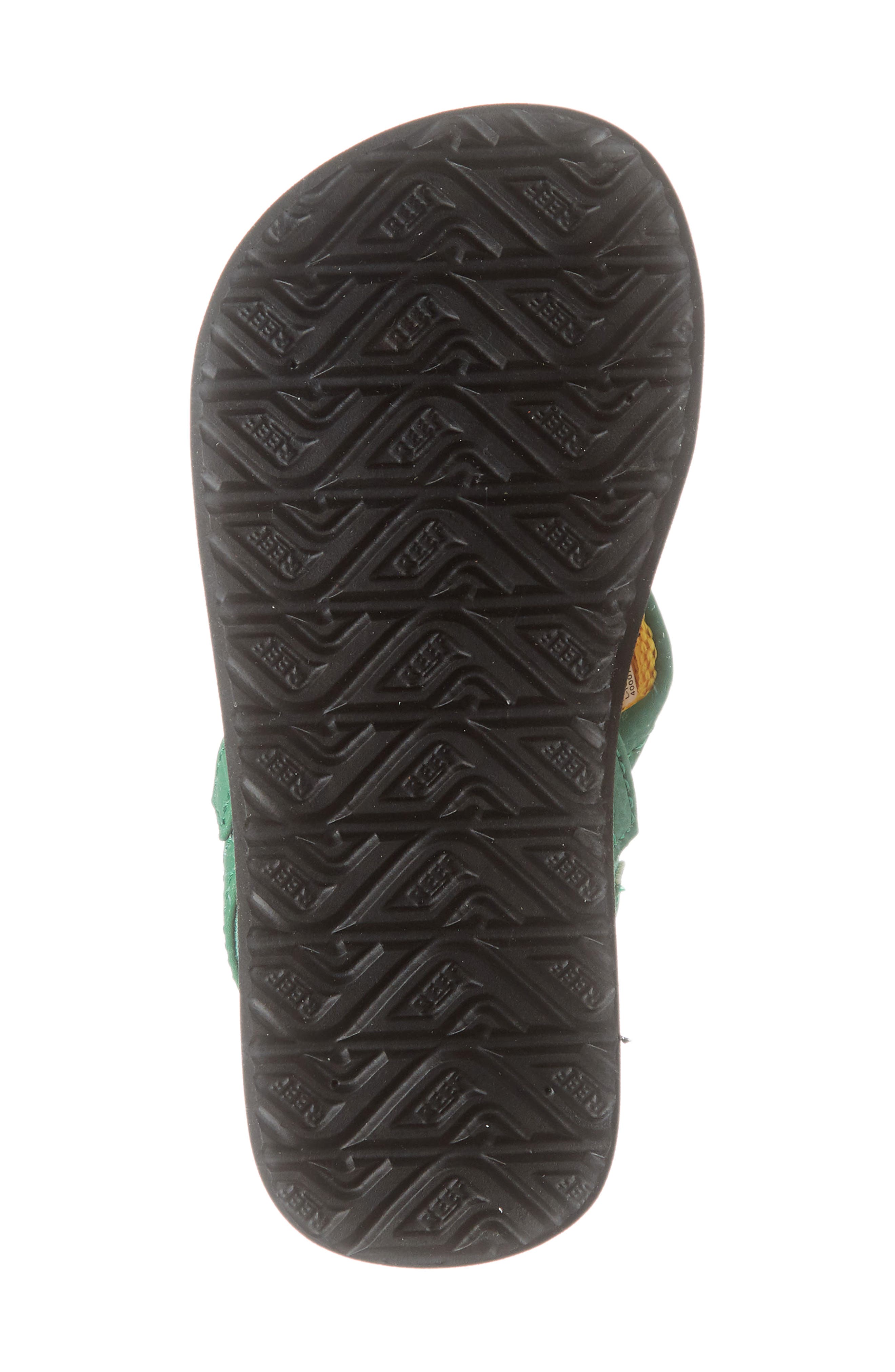 'Little Ahi' Sandal, Alternate, color, BLACK/ GREEN BLANKET