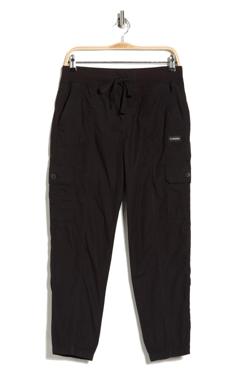 CALVIN KLEIN PERFORMANCE Cargo Joggers, Alternate, color, Black