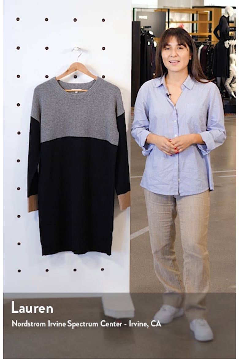 Colorblock Sweater Dress video