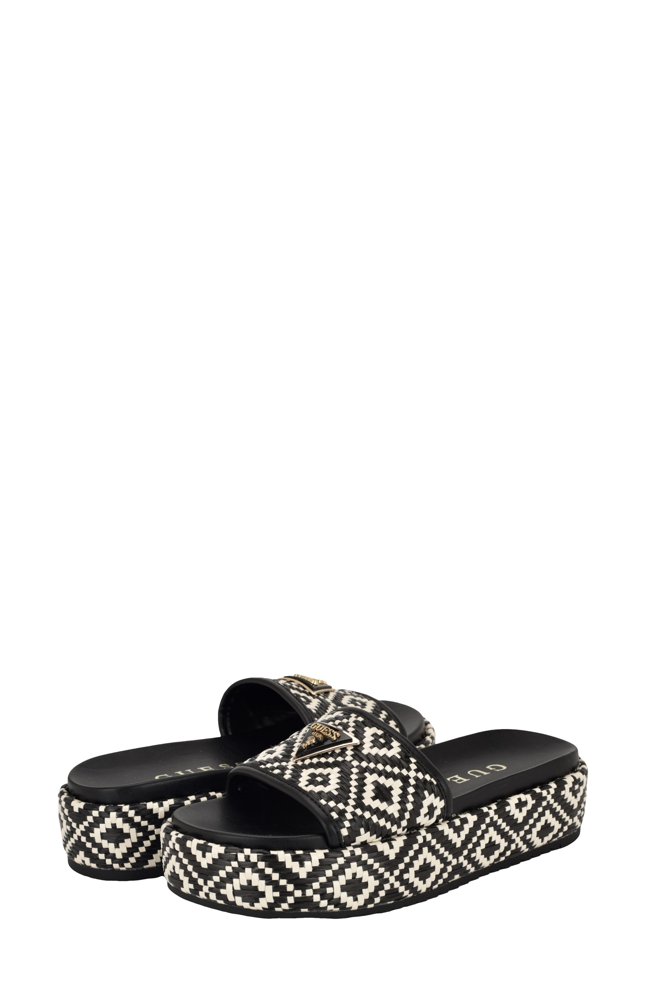 GUESS Longoh Platform Sandal, Alternate, color, 