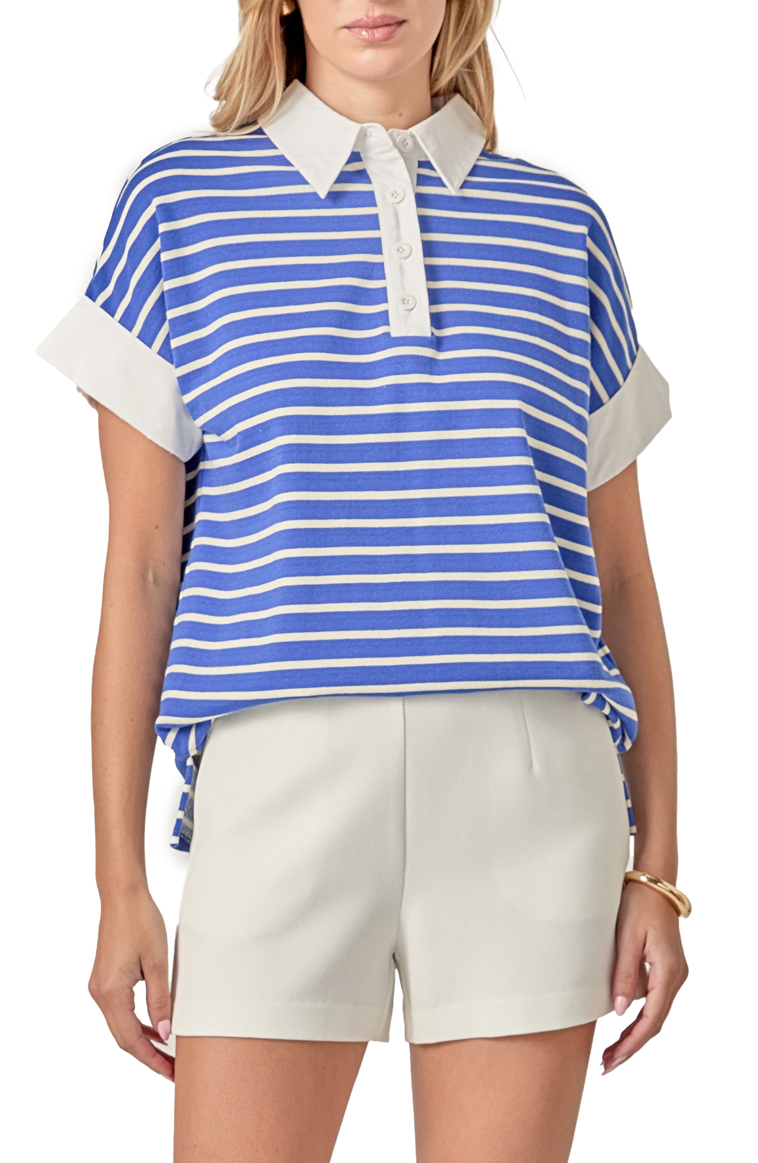 selected BLUE/ WHITE