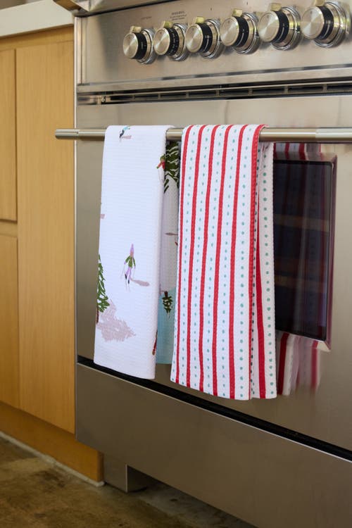 Geometry Kitchen Tea Towel Set In Multi