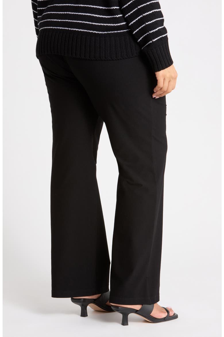 Kick Flare Pants, Alternate, color, BLACK
