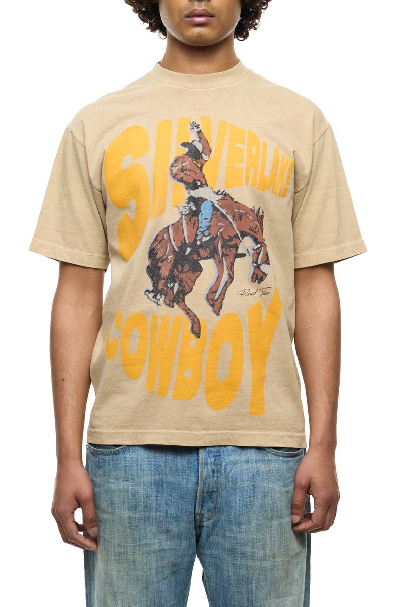 Round Two Silverlake Cowboy Graphic T-Shirt, Main, color, 