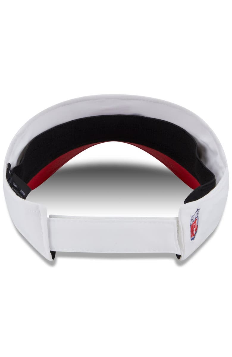 New Era Men's New Era White/Red Kansas City Chiefs 2025 NFL Training Camp Adjustable Visor, Alternate, color, White