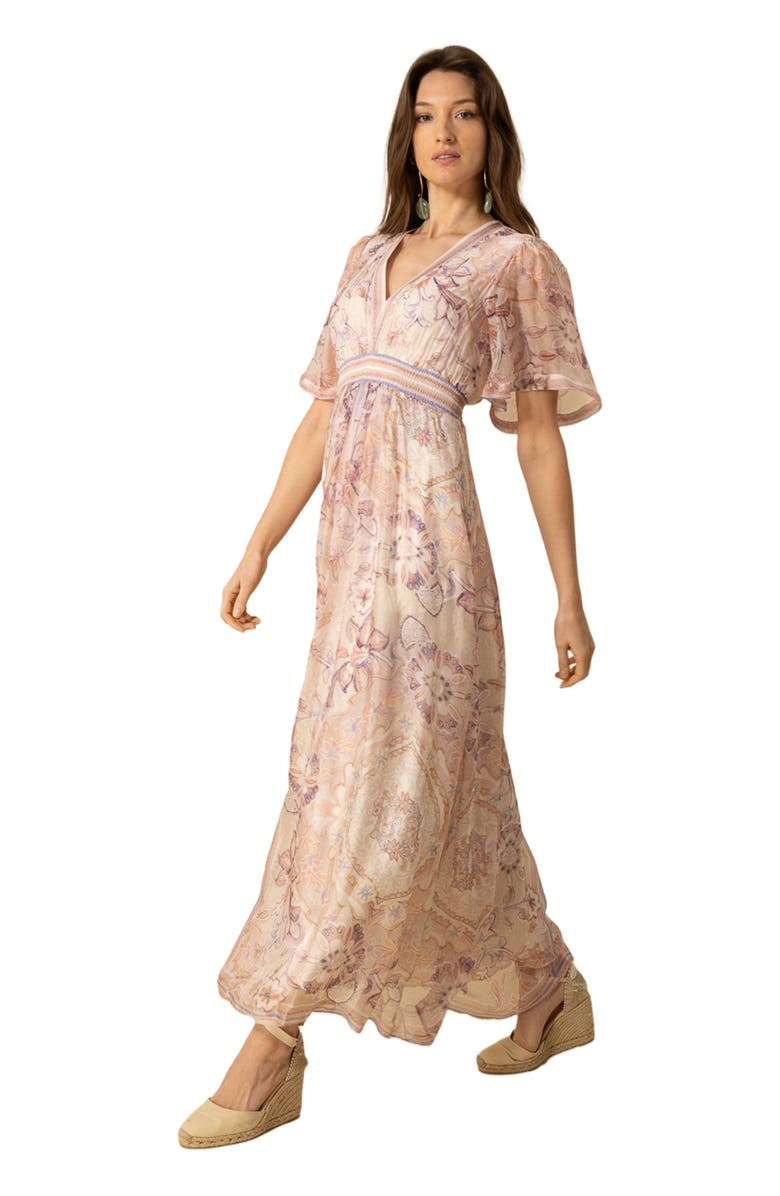 Halebob Jaliyah Chiffon Dress Maxi, Alternate, color, 