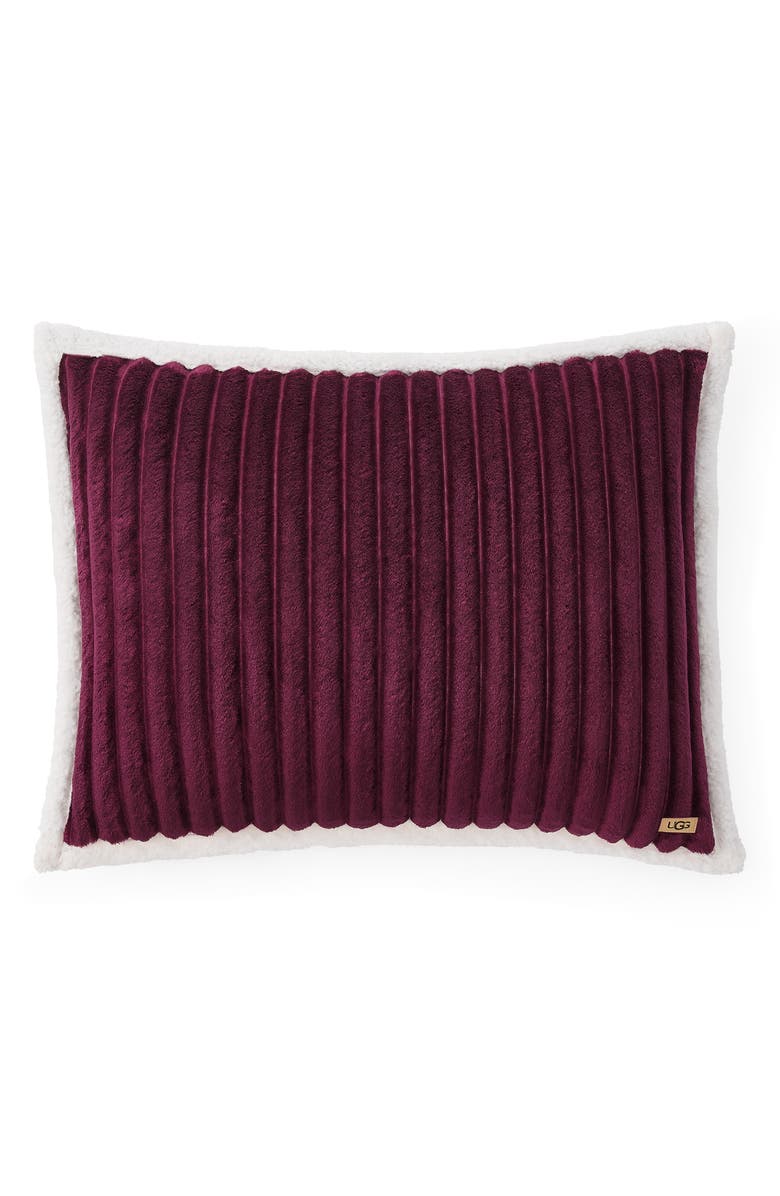 UGG<sup>®</sup> Avery Ribbed Comforter & Shams Set, Alternate, color, Wild Grape