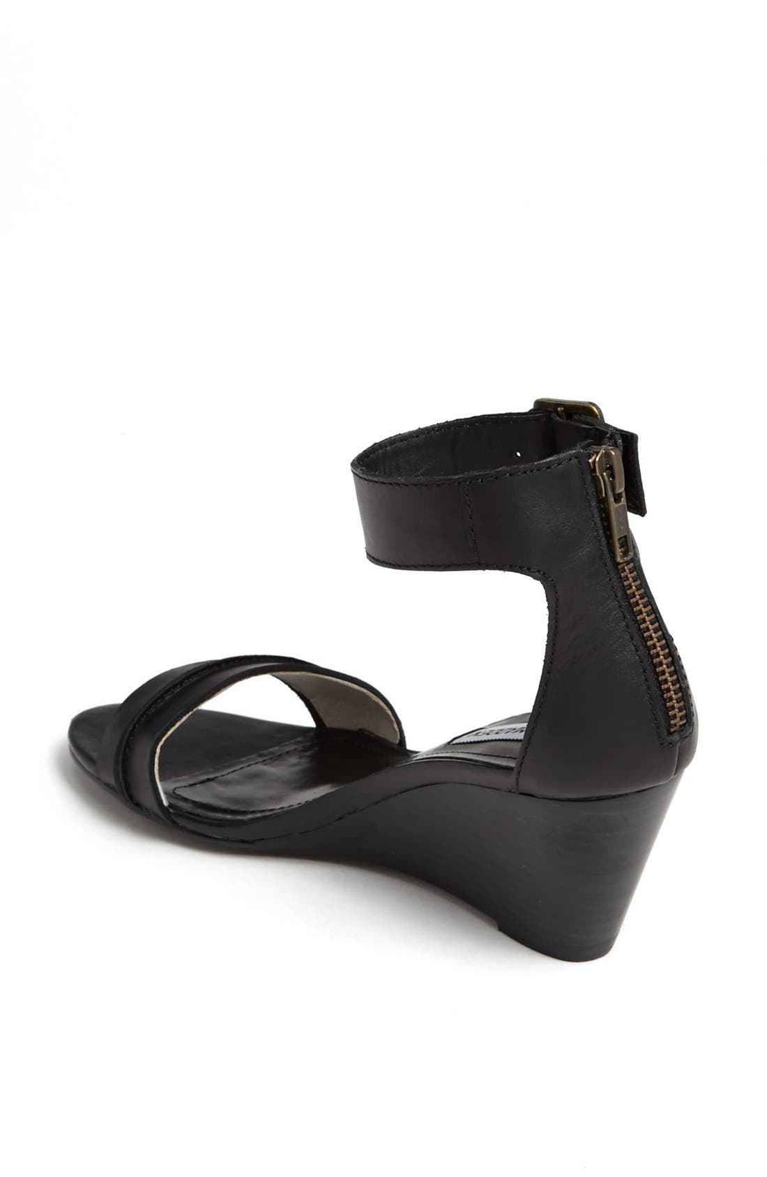 'Neliee' Sandal, Alternate, color, BLACK