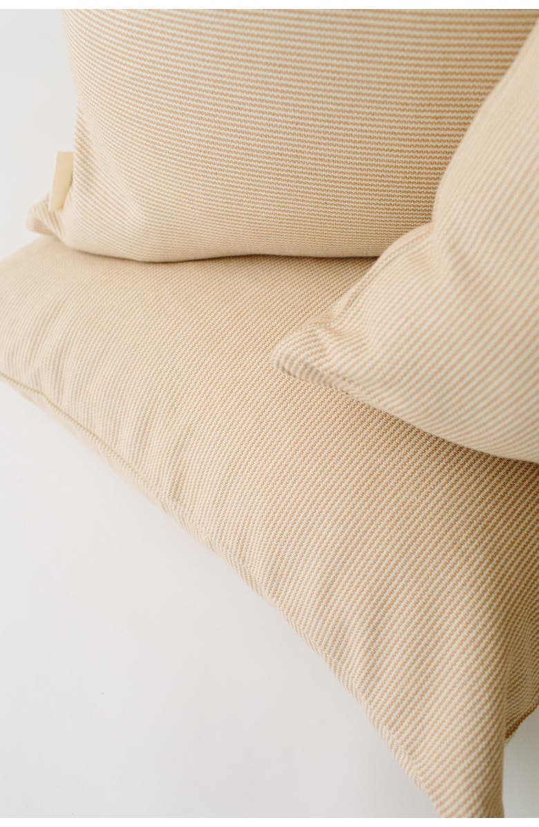 Loom Imports Pinstripe Lumbar Pillow, Alternate, color, Beige