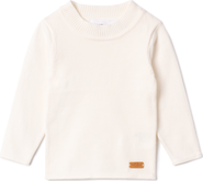 Charlotte & George Jersey Mock Neck Knit Top