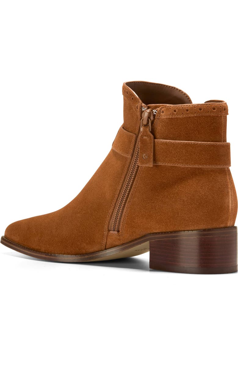 Cole Haan Norella Buckle Bootie, Alternate, color, Tobacco Suede