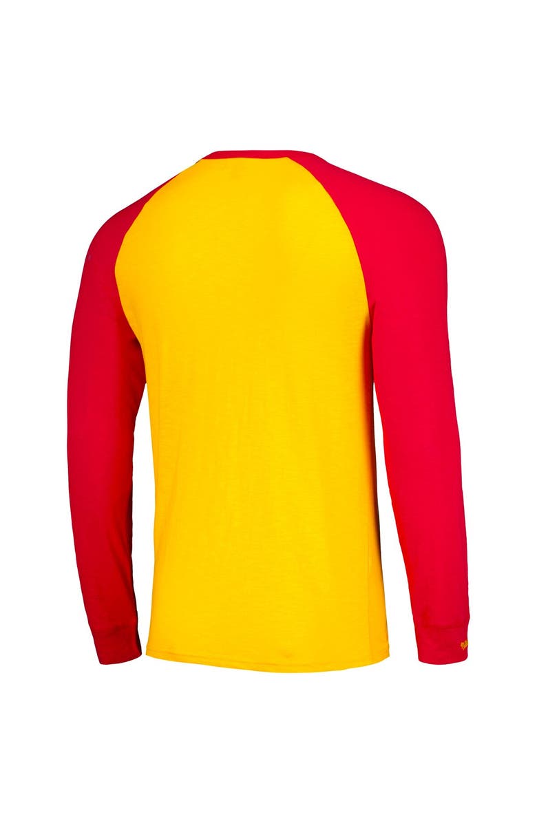 Mitchell & Ness Men's Mitchell & Ness Gold Florida State Seminoles Legendary Slub Raglan Long Sleeve T-Shirt, Alternate, color, 