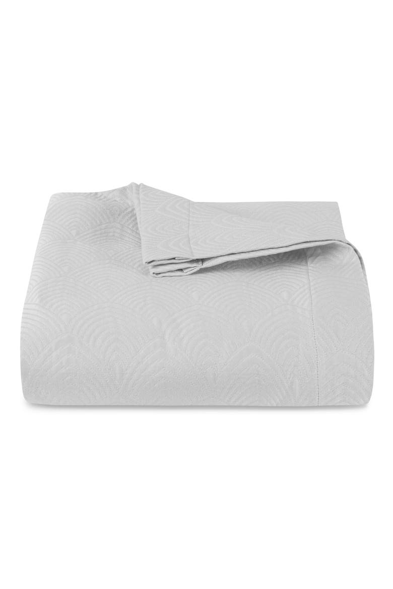 Brocatelle Coverlet, Main, color, SILVER