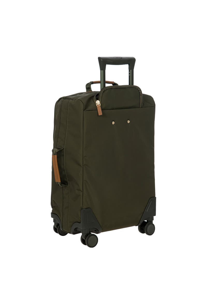 X Travel 21" Carry On Spinner & Large Sportina Tote Bag 2 Piece Luggage Set, Alternate, color, Olive