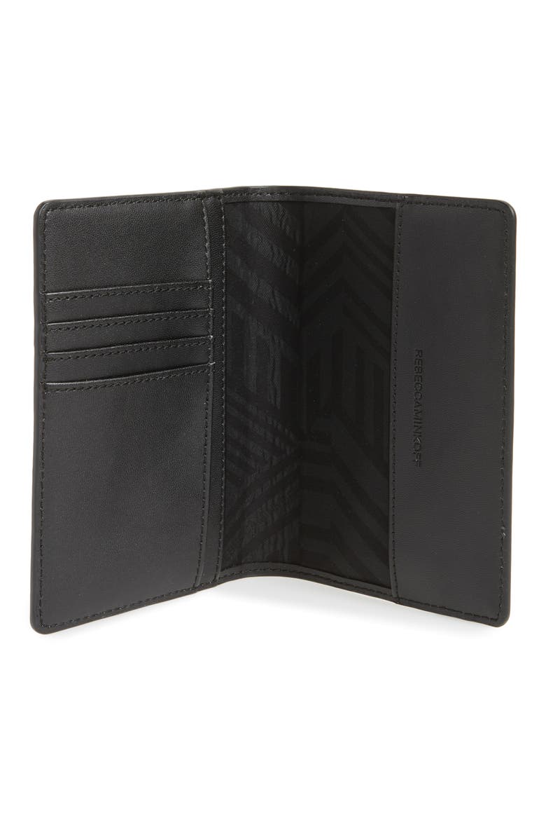 Leather Passport Holder, Alternate, color, BLACK