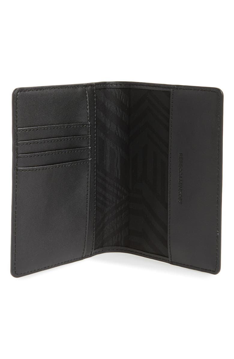 Rebecca Minkoff Leather Passport Holder, Alternate, color, 