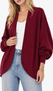 BLUEGREY Contrast Piped Cardigan