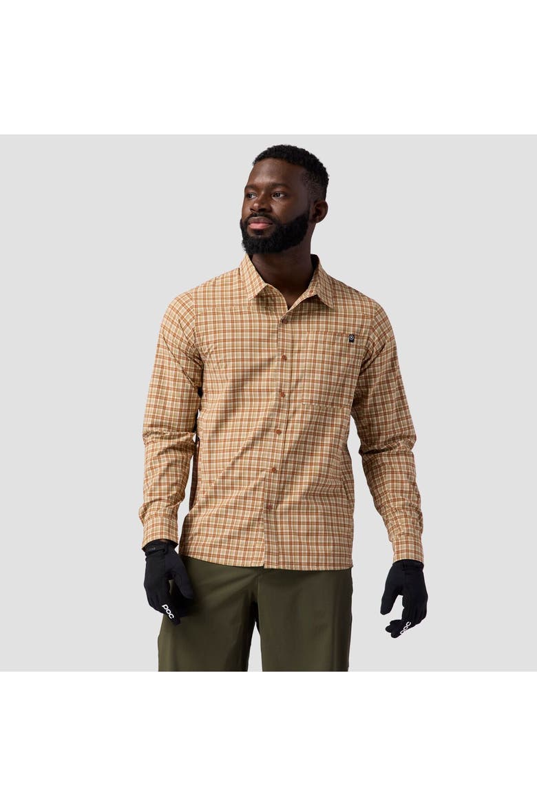 Men's Bga Slickrock Long-sleeve Button-up Jersey, Main, color, Starfish Dropout Plaid