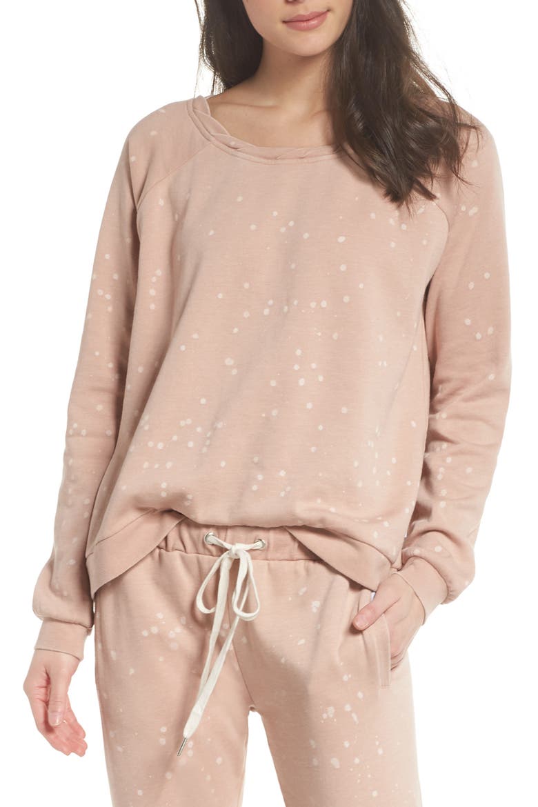 Cozy Lounge Sweatshirt, Main, color, SHROOM SPECKLE