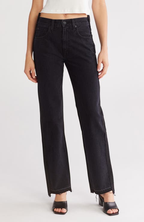London Reworked Panelled Wide Leg Jeans (Midnight Ridge)
