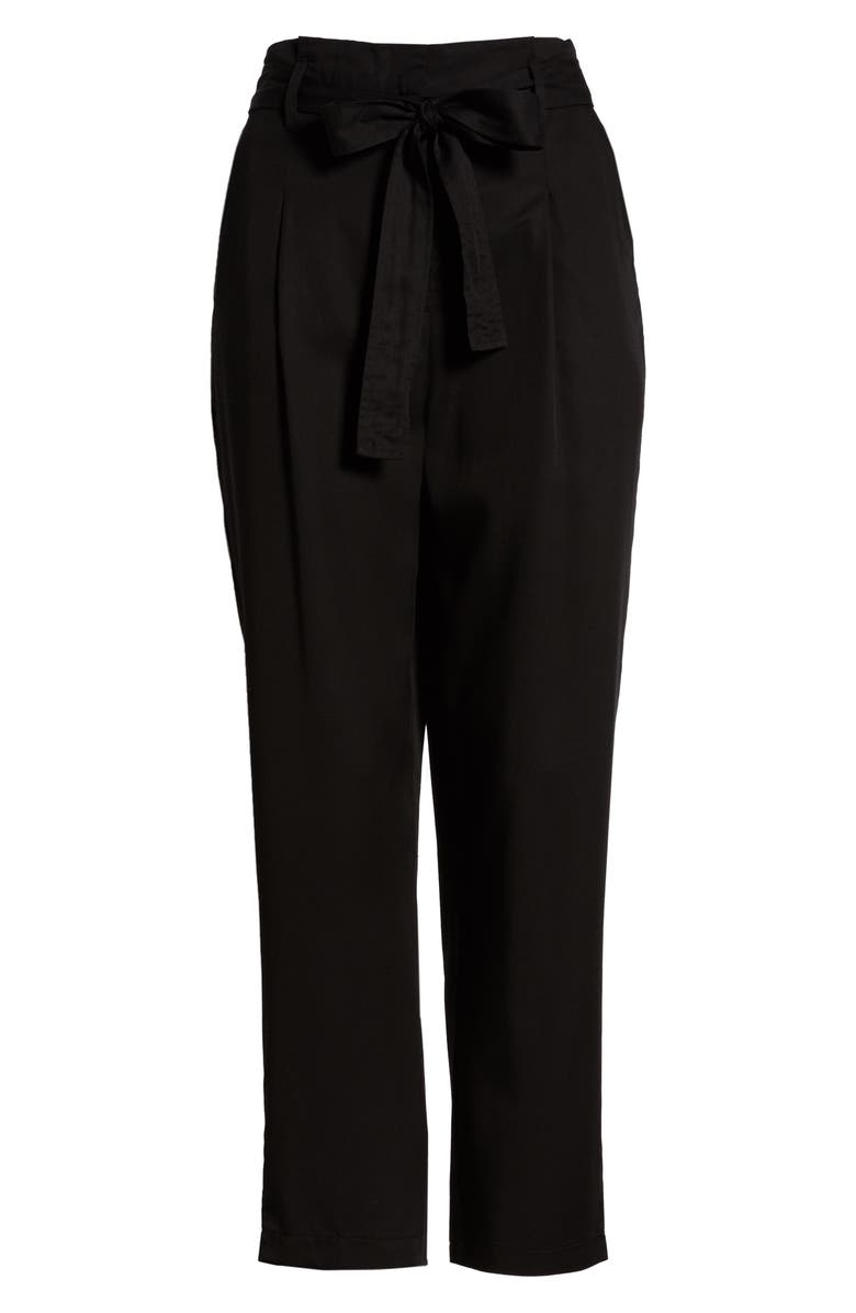 Lira Clothing Rita Tie Waist Crop Pants, Alternate, color, 