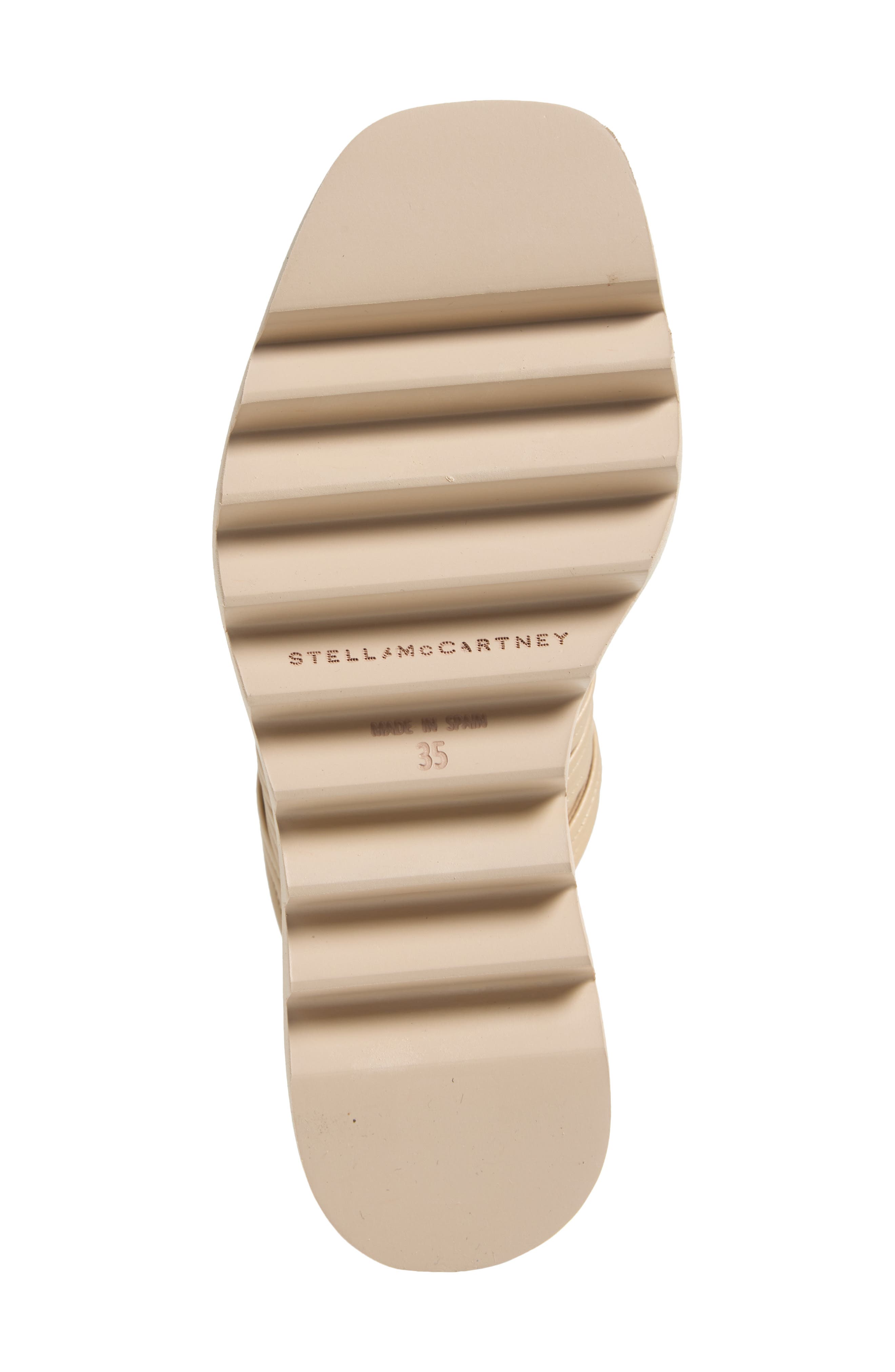 Stella McCartney Sneak-Elyse Platform Wedge Sandal, Alternate, color, Ecru