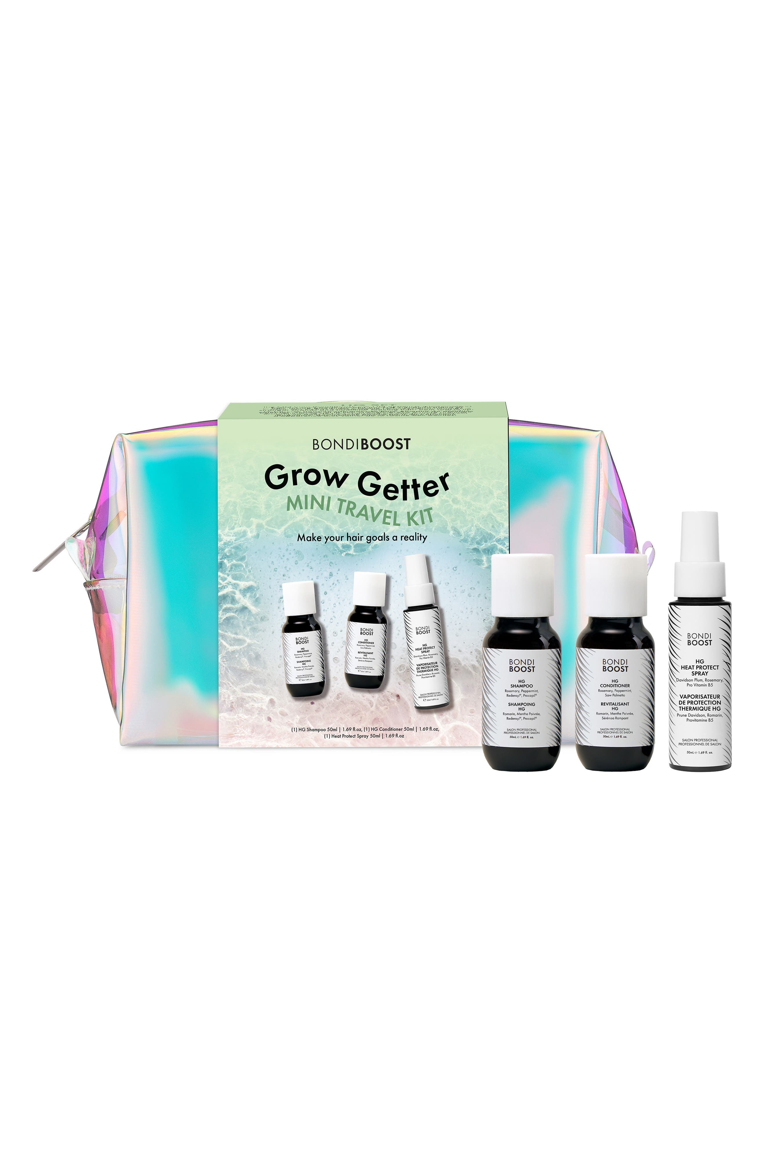 BONDI BOOST Grow Getter Mini Travel Hair Kit $48 Value