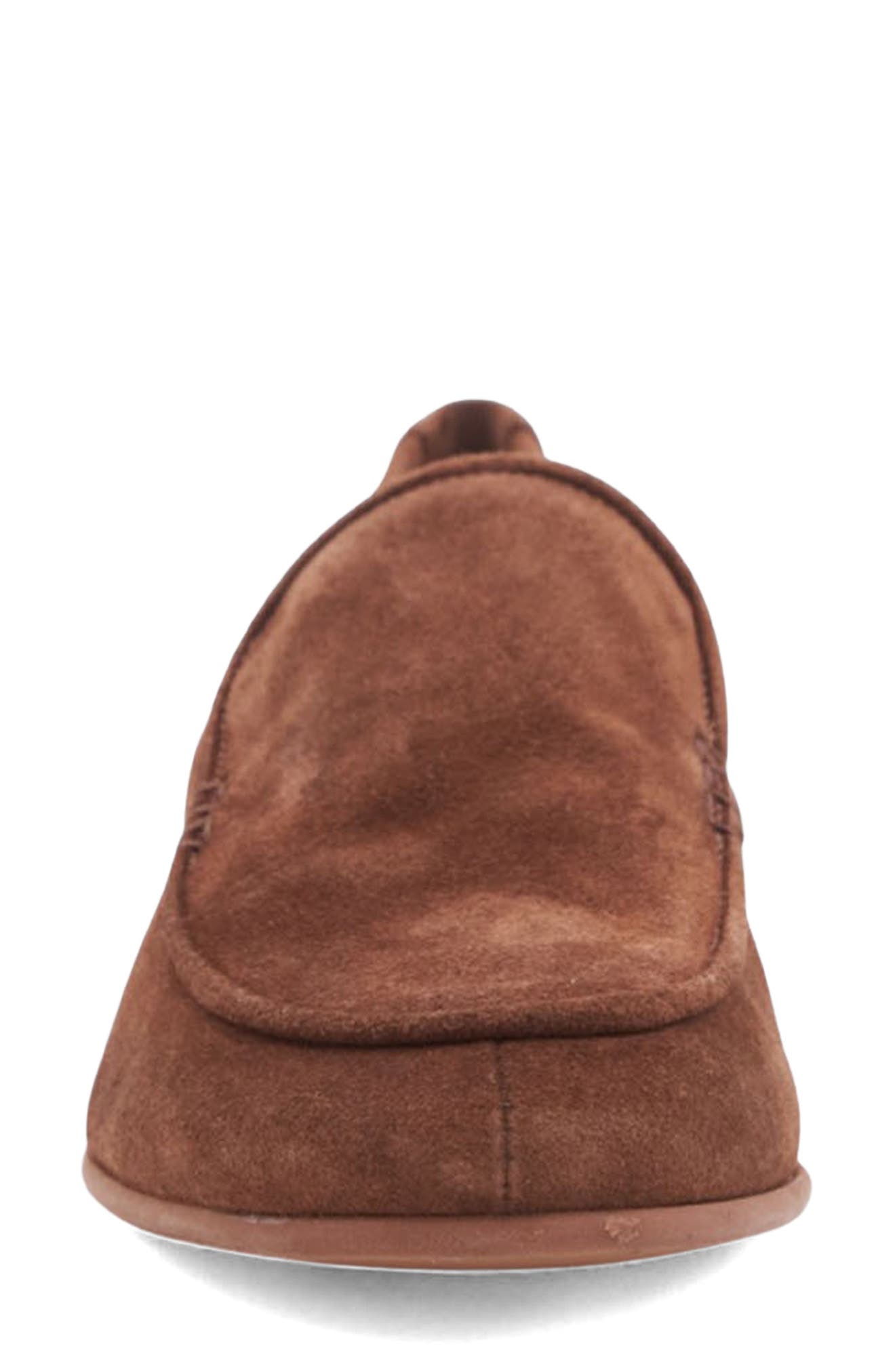 Aquatalia Sable Loafer, Alternate, color, Brandy