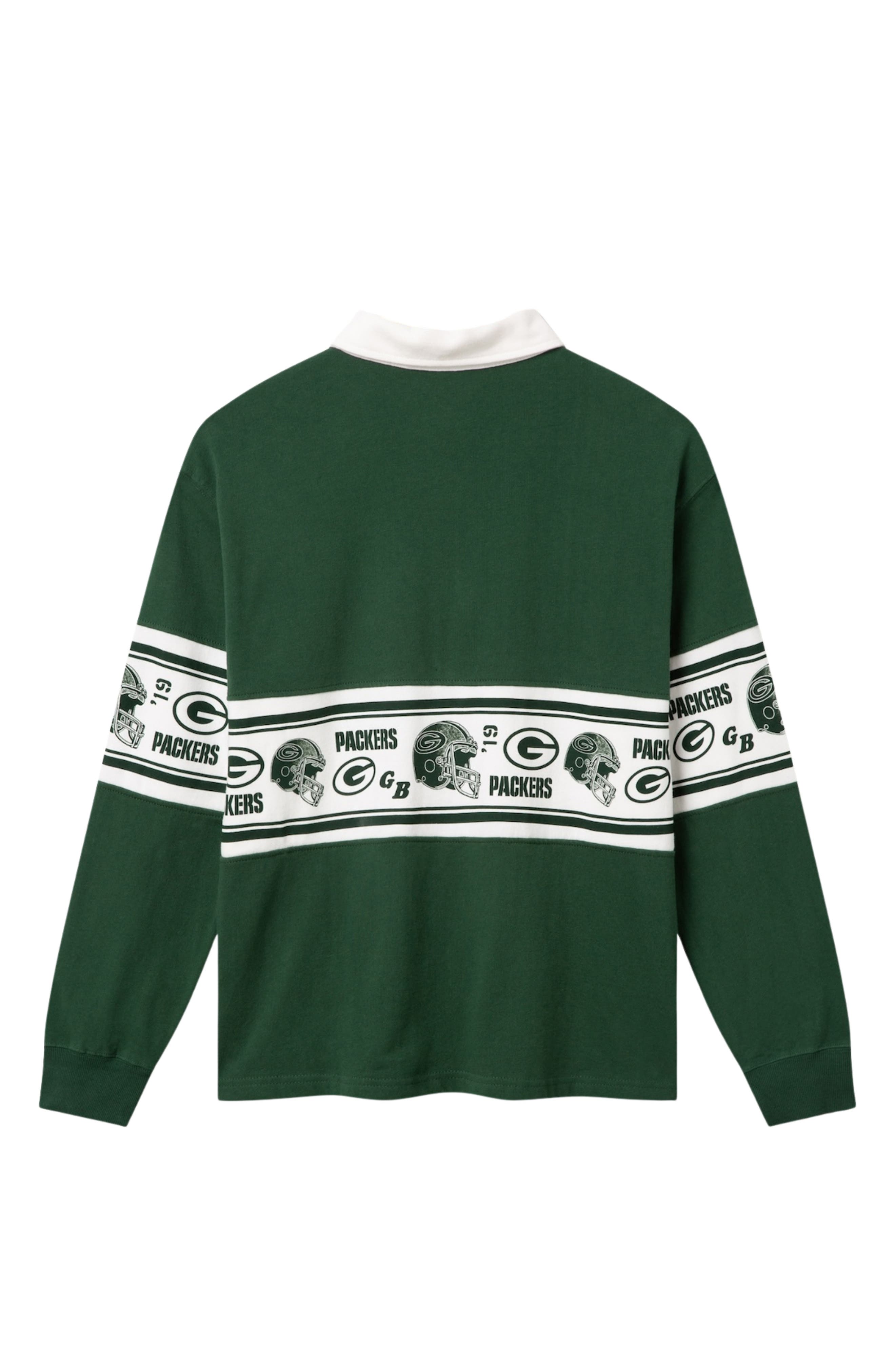 Junk Food Green Bay Packers Graphic Rugby Shirt (Women) | Nordstrom