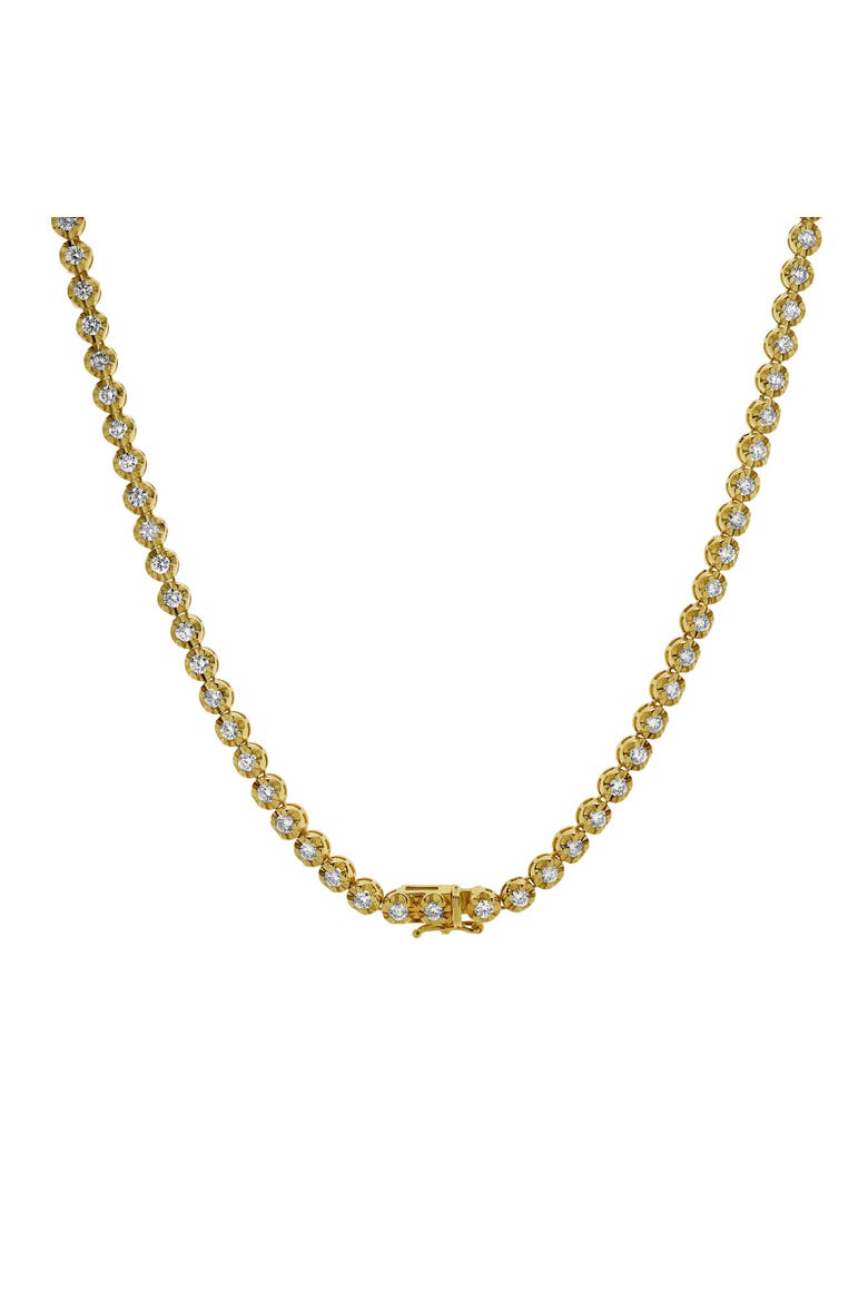 LMJ 14K Yellow Gold Diamond Tennis Chain - 5.94 Carats, Main, color, 14K Yellow Gold