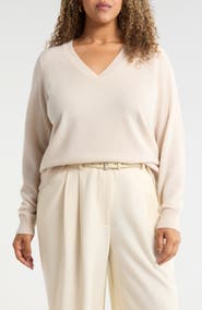 Nordstrom V-Neck Cashmere Sweater