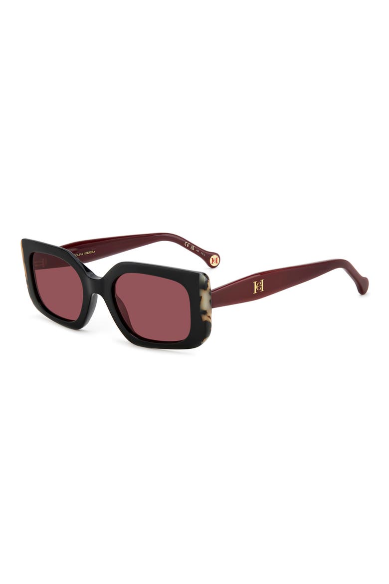 53mm Rectangular Sunglasses, Alternate, color, 0GUU-U1