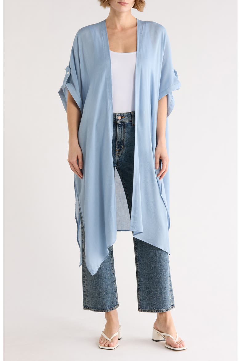 Crinkle Duster, Main, color, CHAMBRAY