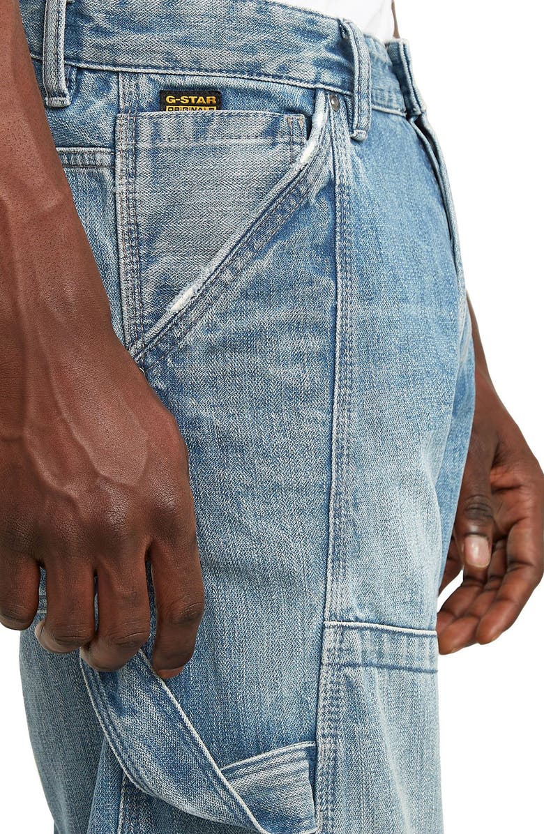 G-STAR Contor 3D Loose Carpenter Jeans, Alternate, color, Vintage Cirrus Blue