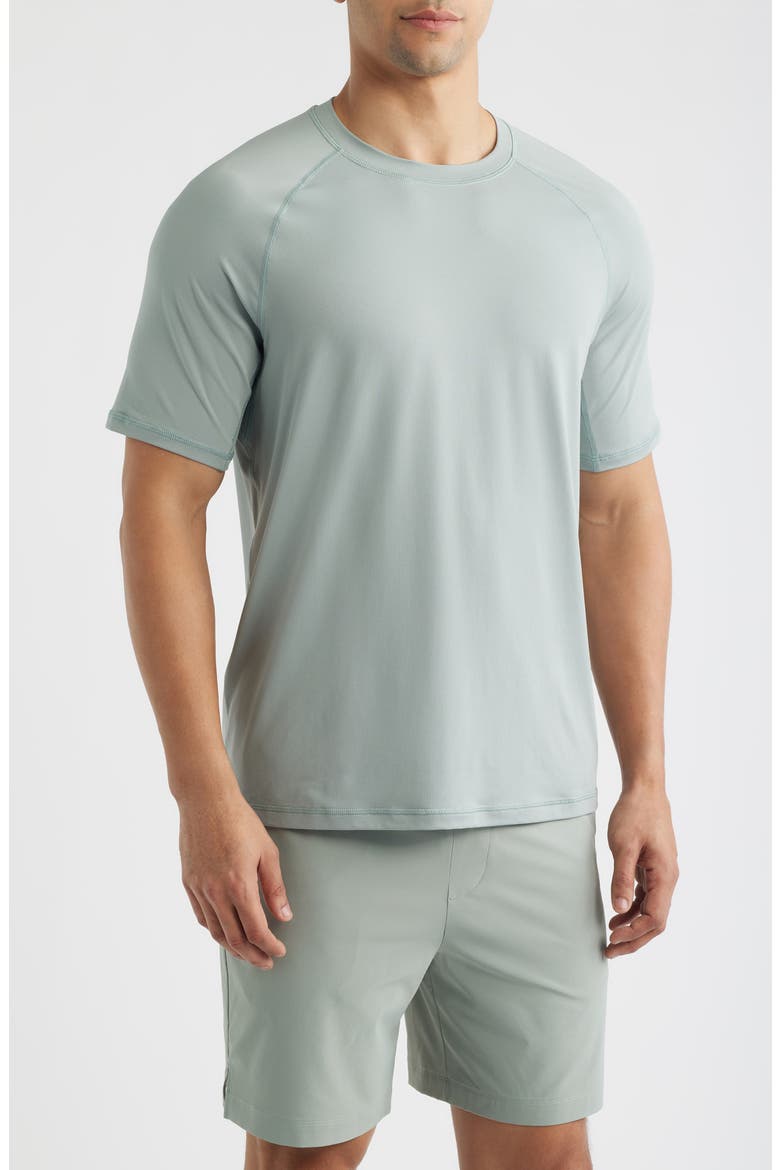 Endurance Performance T-Shirt, Main, color, GREEN SLATE