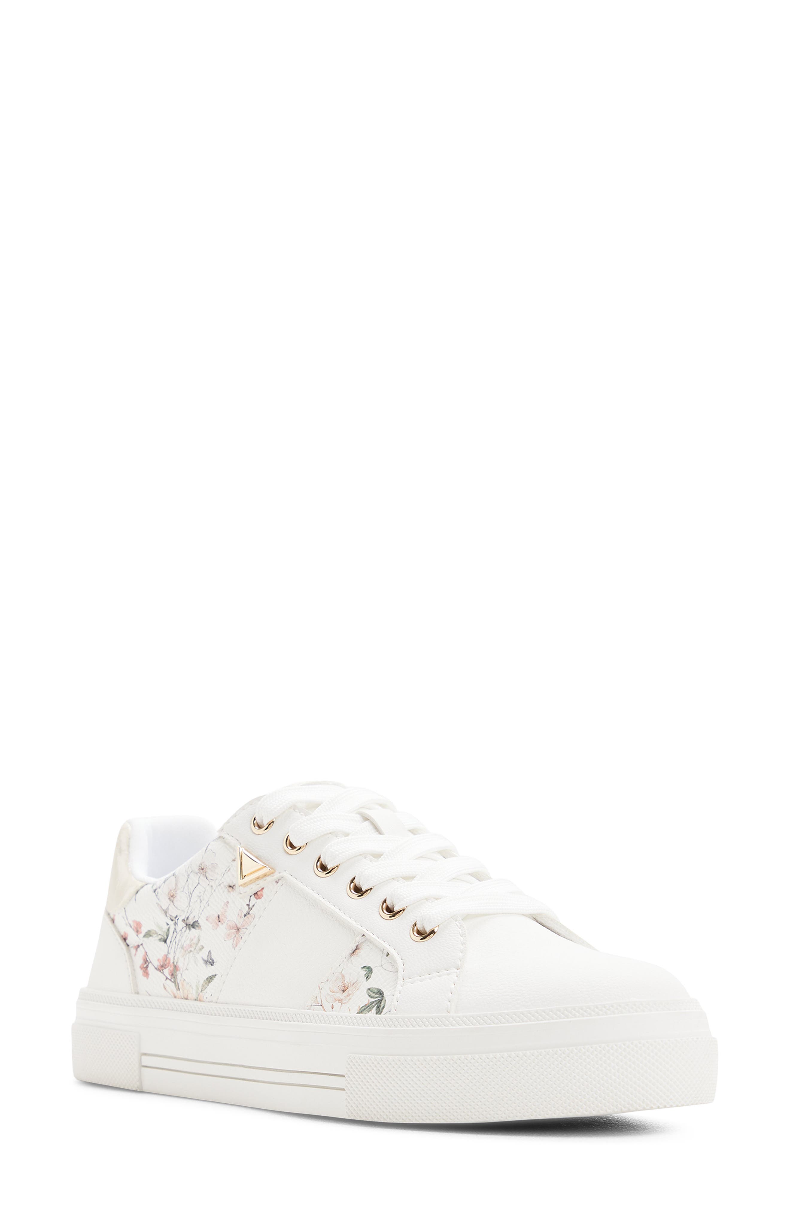 Sadie Platform Sneaker, Main, color, WHITE MULTI