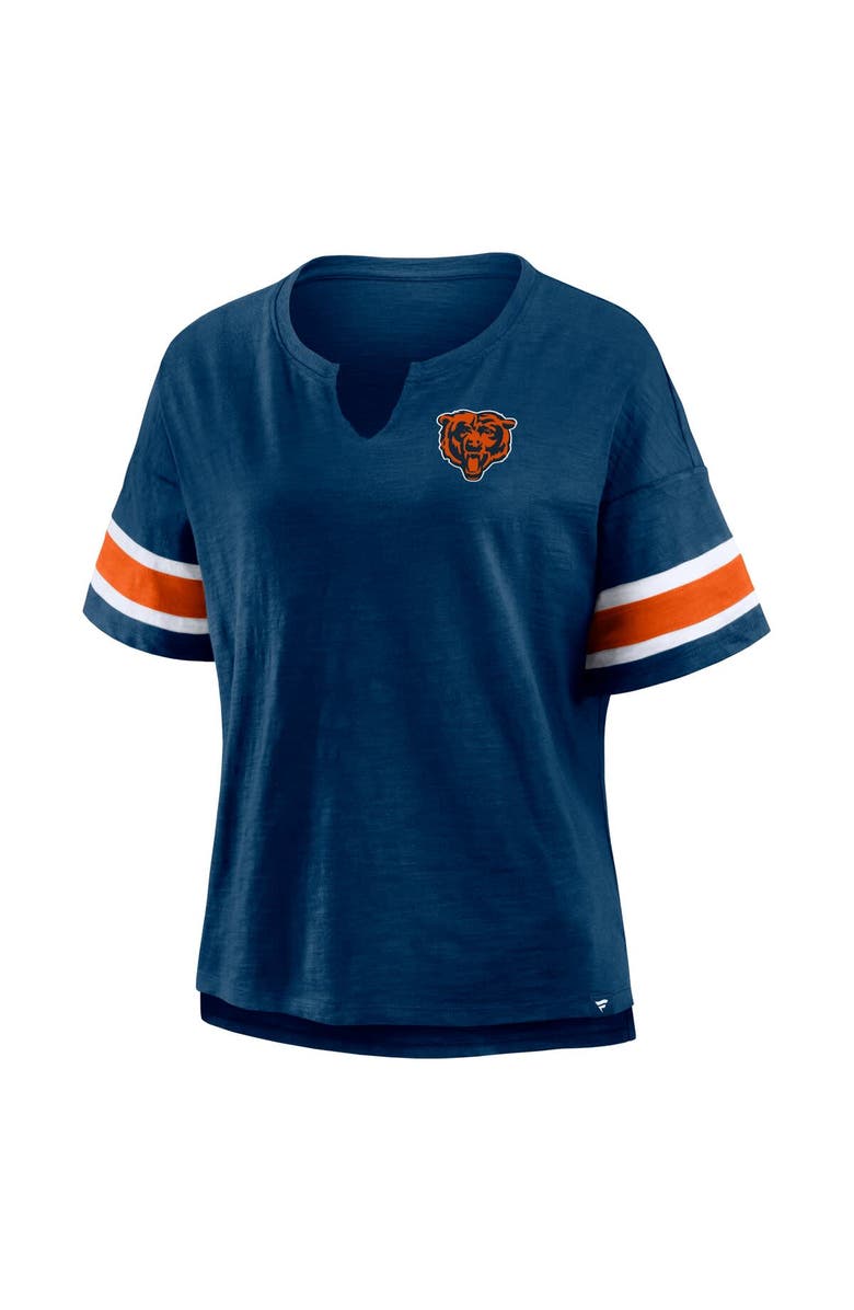 FANATICS Women's Fanatics Navy Chicago Bears Redzone Curl Route T-Shirt, Alternate, color, Navy