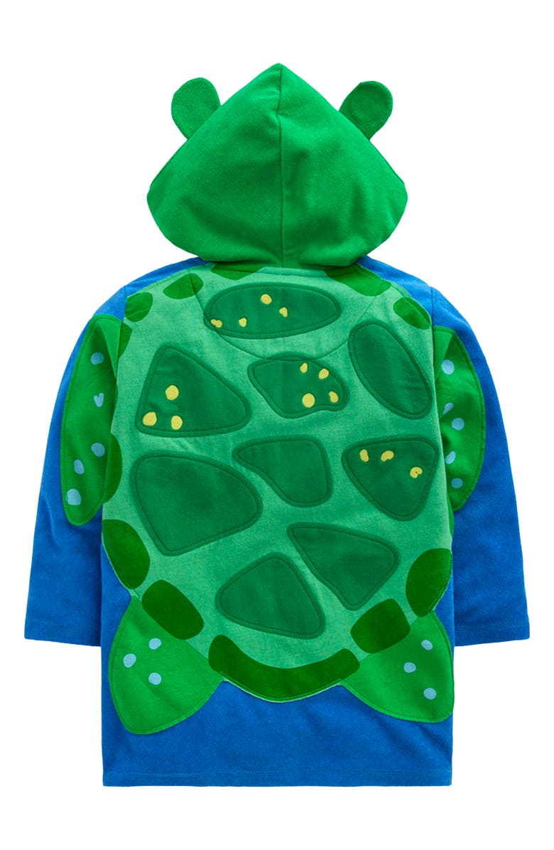 Mini Boden Kids' Fun Towelling Floral Cover-Up, Alternate, color, Turtle