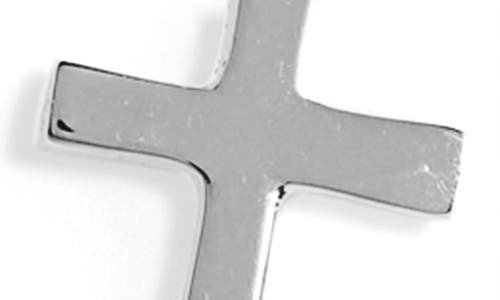 Bony Levy Sideways 14k Gold Cross Pendant Necklace In Metallic