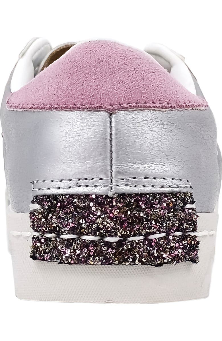 SHUSHOP Kids' Ruby Sneaker, Alternate, color, Silver