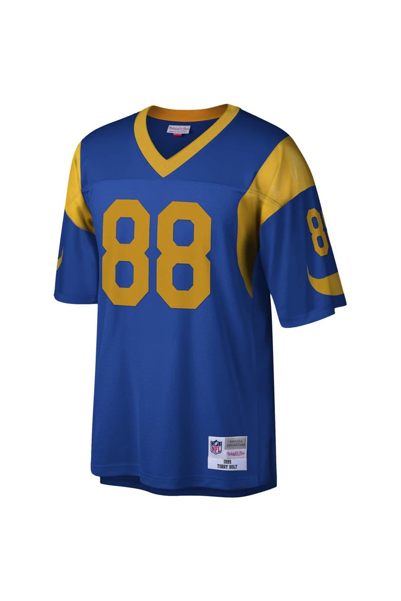 Men's Mitchell & Ness Torry Holt Royal Los Angeles Rams Legacy Replica Jersey, Alternate, color, Royal