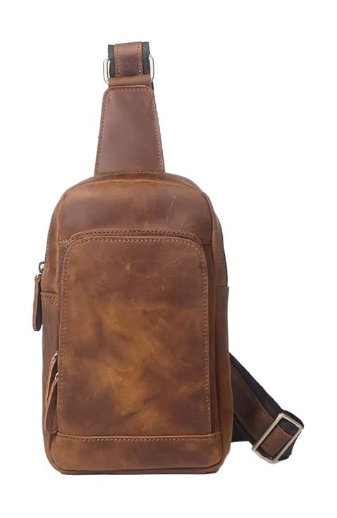 Erling Leather Sling Bag | Crossbody Leather Pack