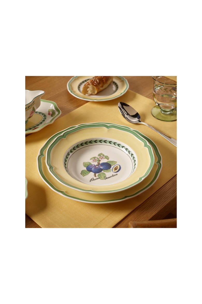 French Garden Valence Plum Soup Bowl, Alternate, color, white
