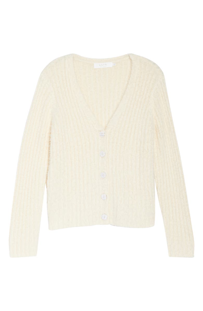 ASTR the Label Fuzzy Crop Cardigan, Alternate, color,