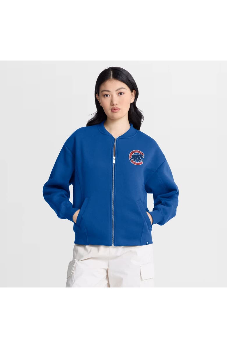 FANATICS Women's Fanatics Royal Chicago Cubs Oversized Rage Against Full-Zip Jacket, Alternate, color, Royal