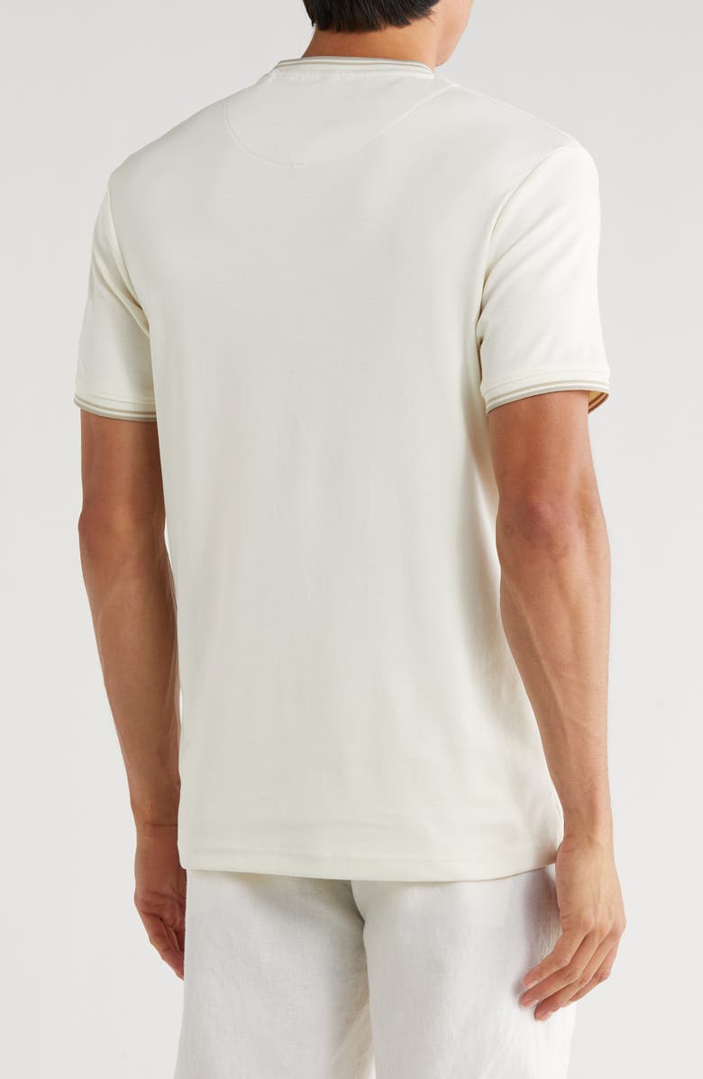 DENIM AND FLOWER Chest Pocket T-Shirt, Alternate, color, Off White