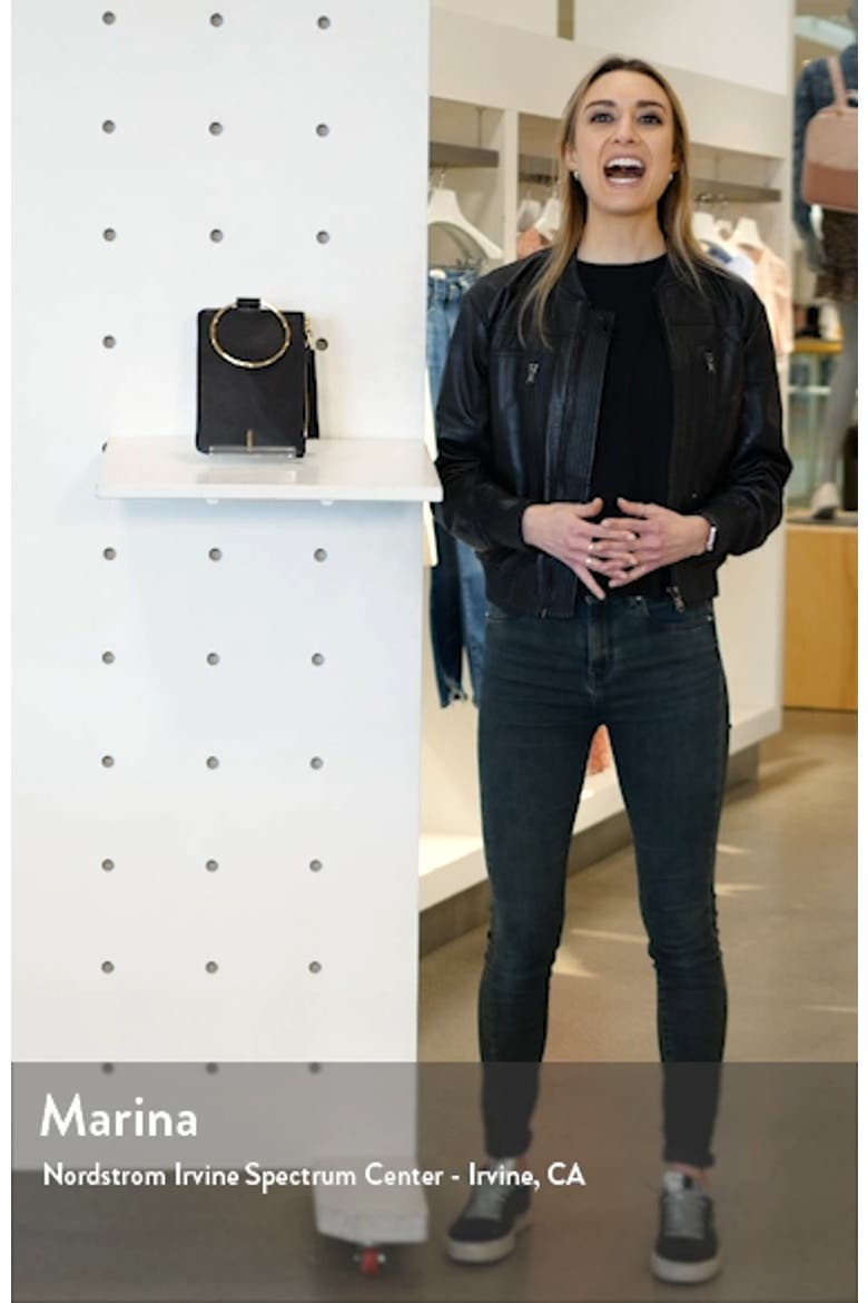 Nolita Ring Handle Leather Clutch video